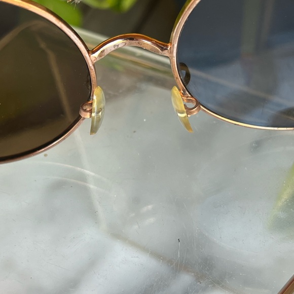Vintage 60’s round sunglasses with gold frames Made in Japan - Picture 9 of 13